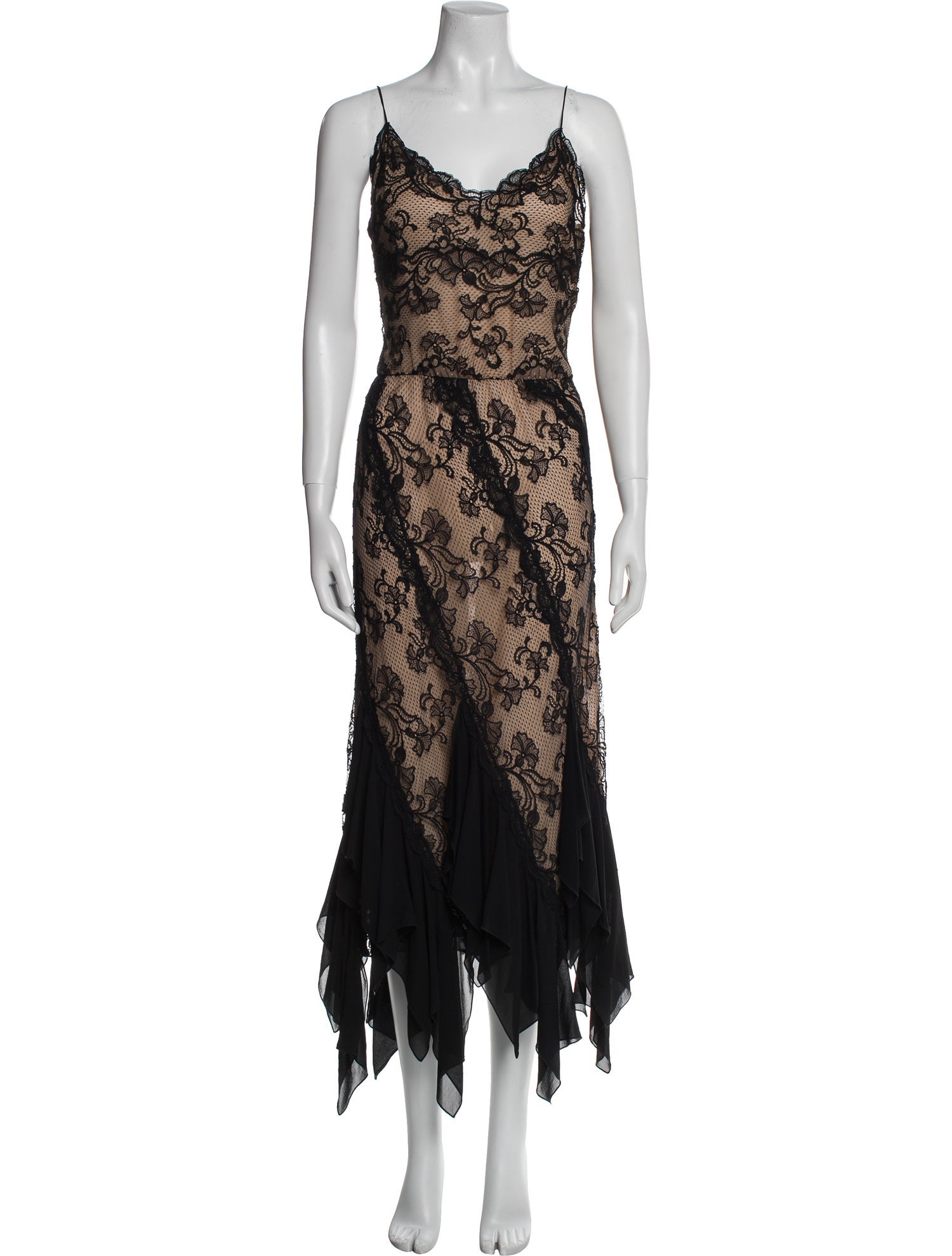 Emanuel Ungaro Nylon Midi Length Dress