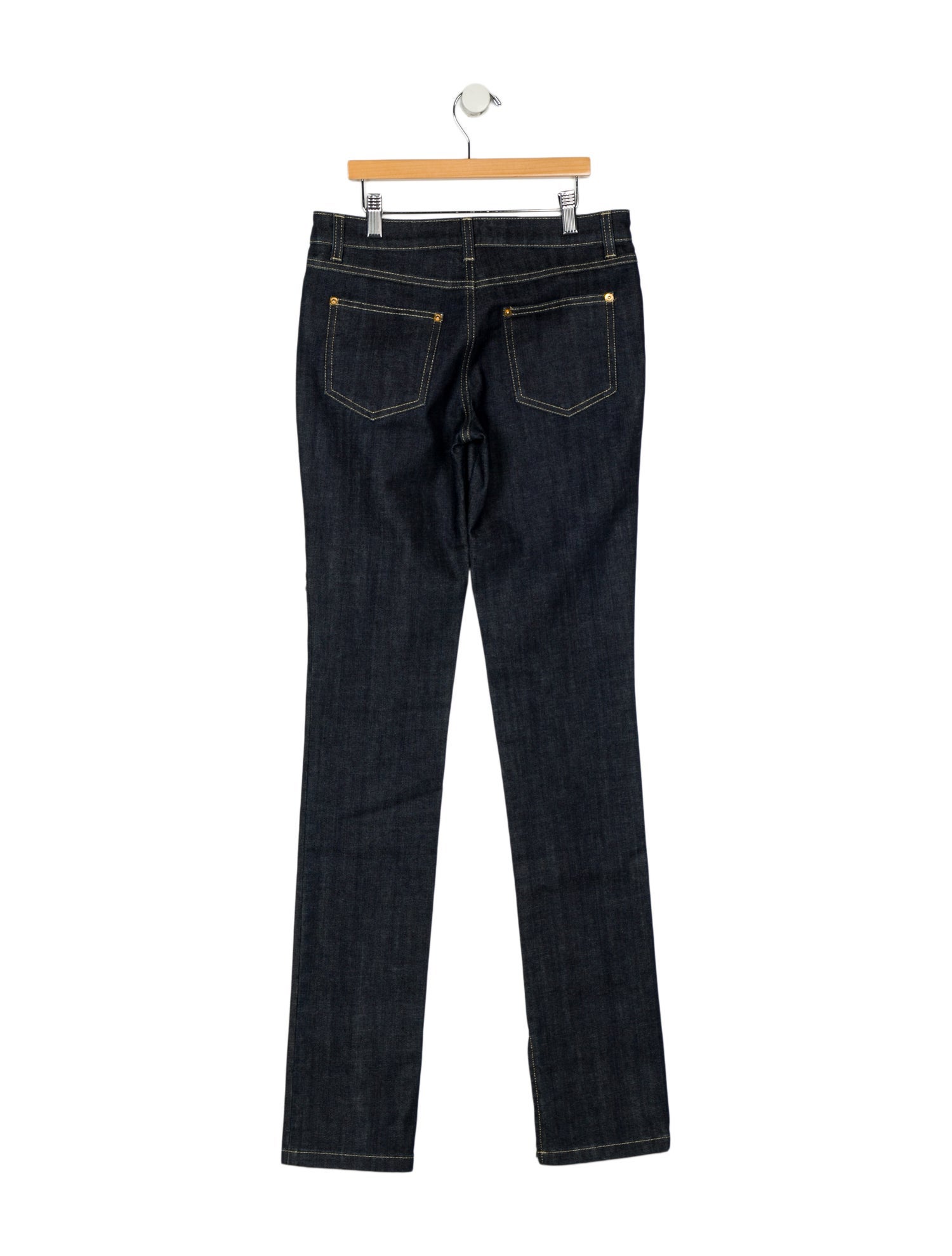 Emanuel Ungaro Mid-Rise Straight Leg Jeans
