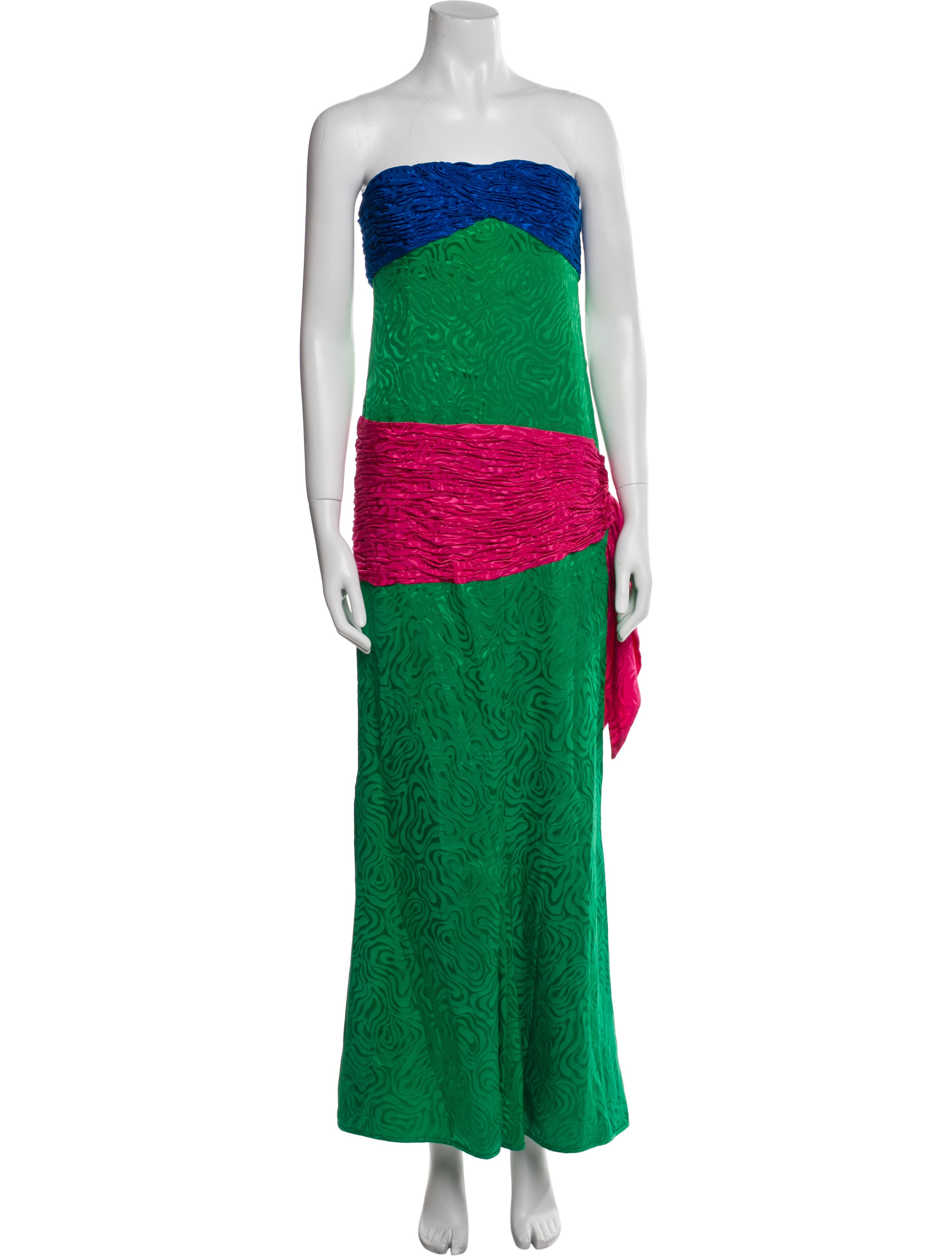 Emanuel Ungaro Printed Long Dress
