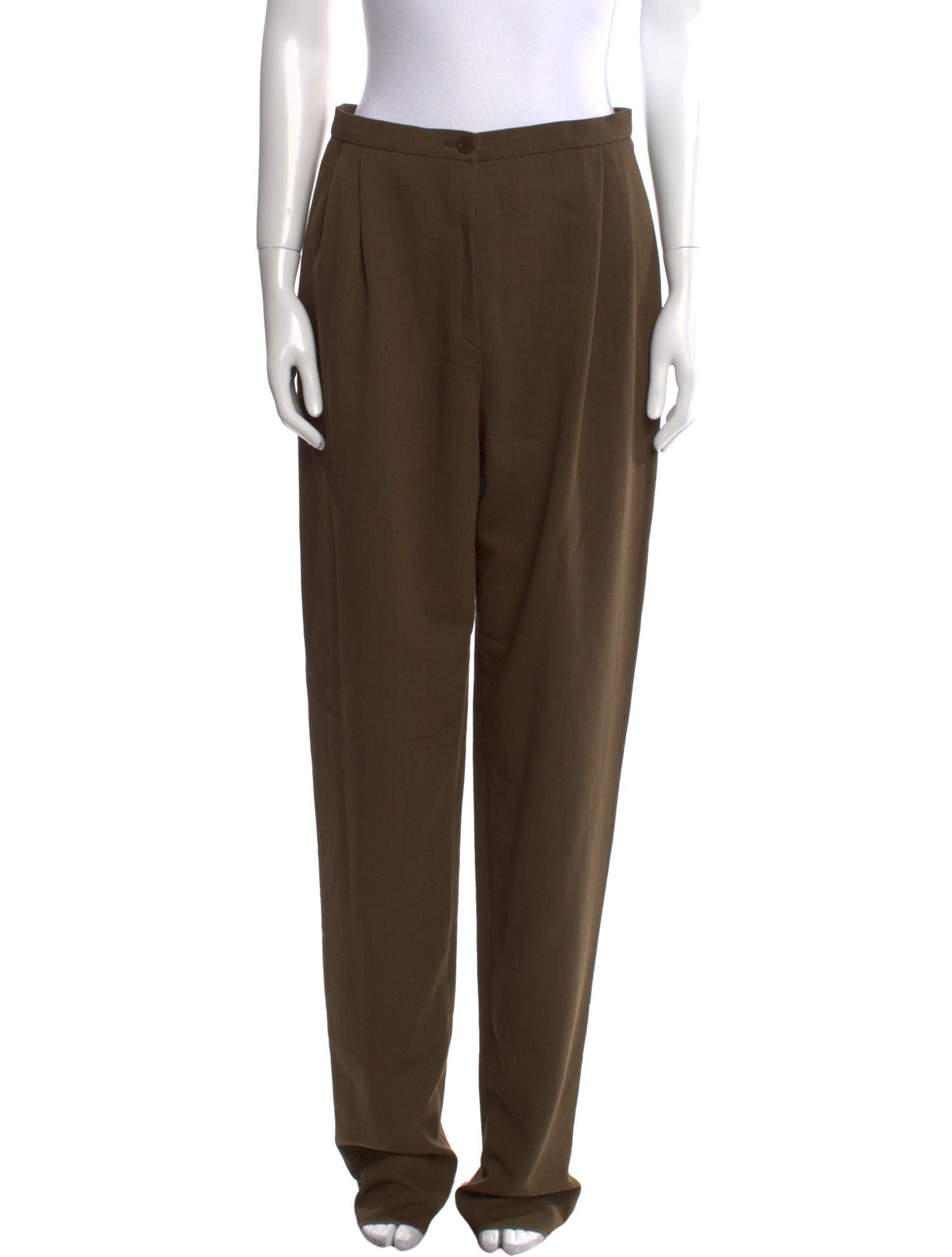 Emanuel Ungaro Wool Straight Leg Pants