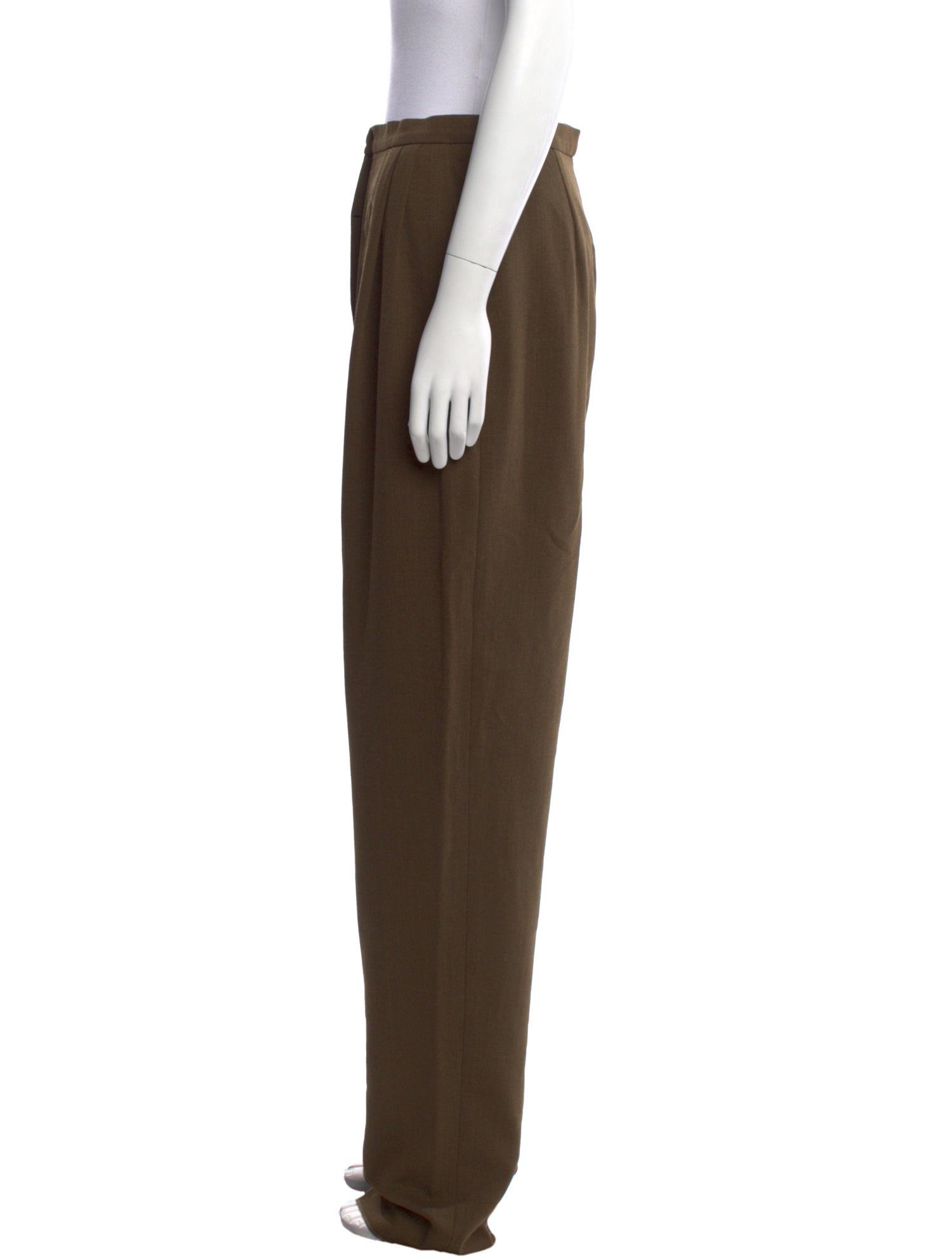 Emanuel Ungaro Wool Straight Leg Pants