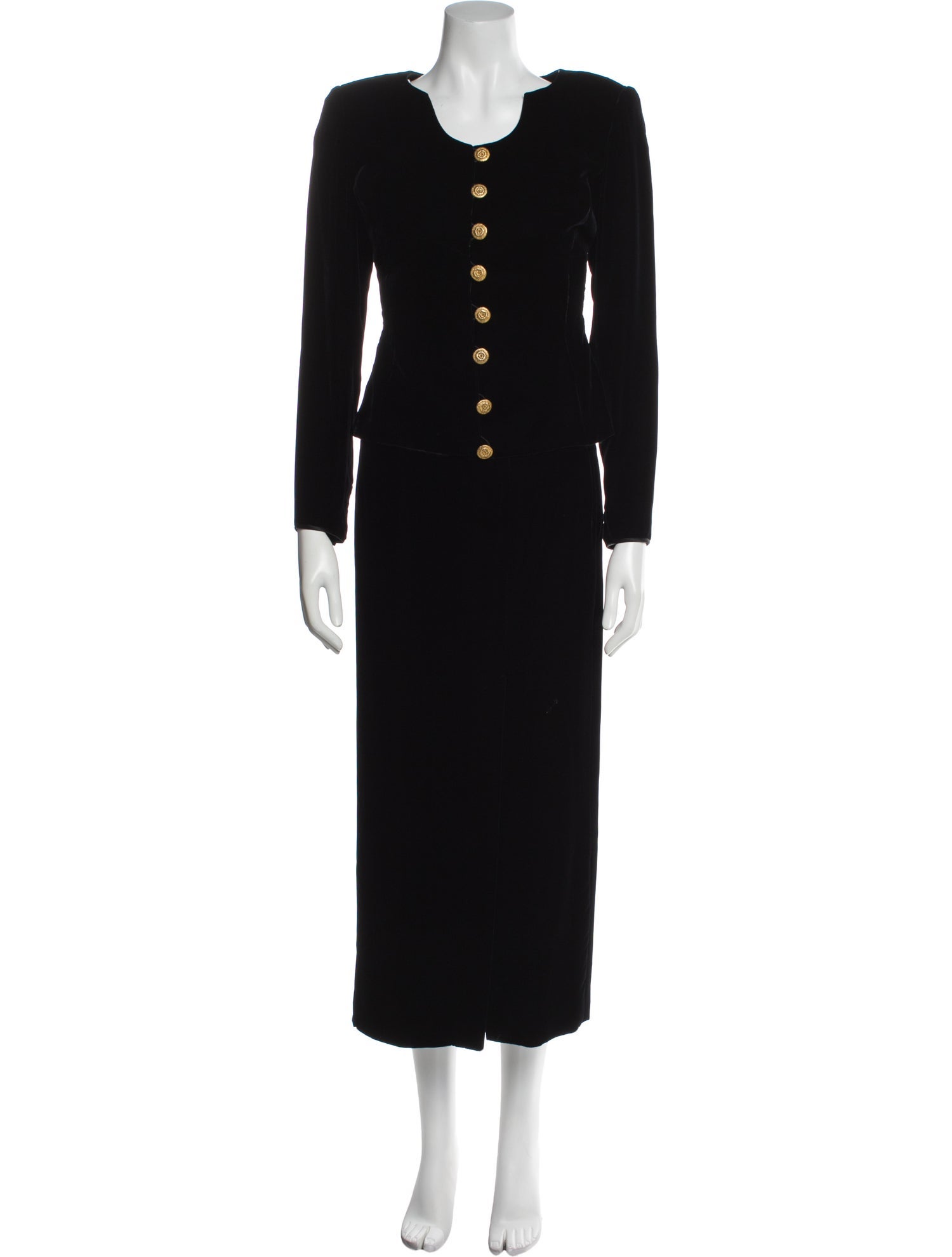 Emanuel Ungaro Vintage 1990's Skirt Suit