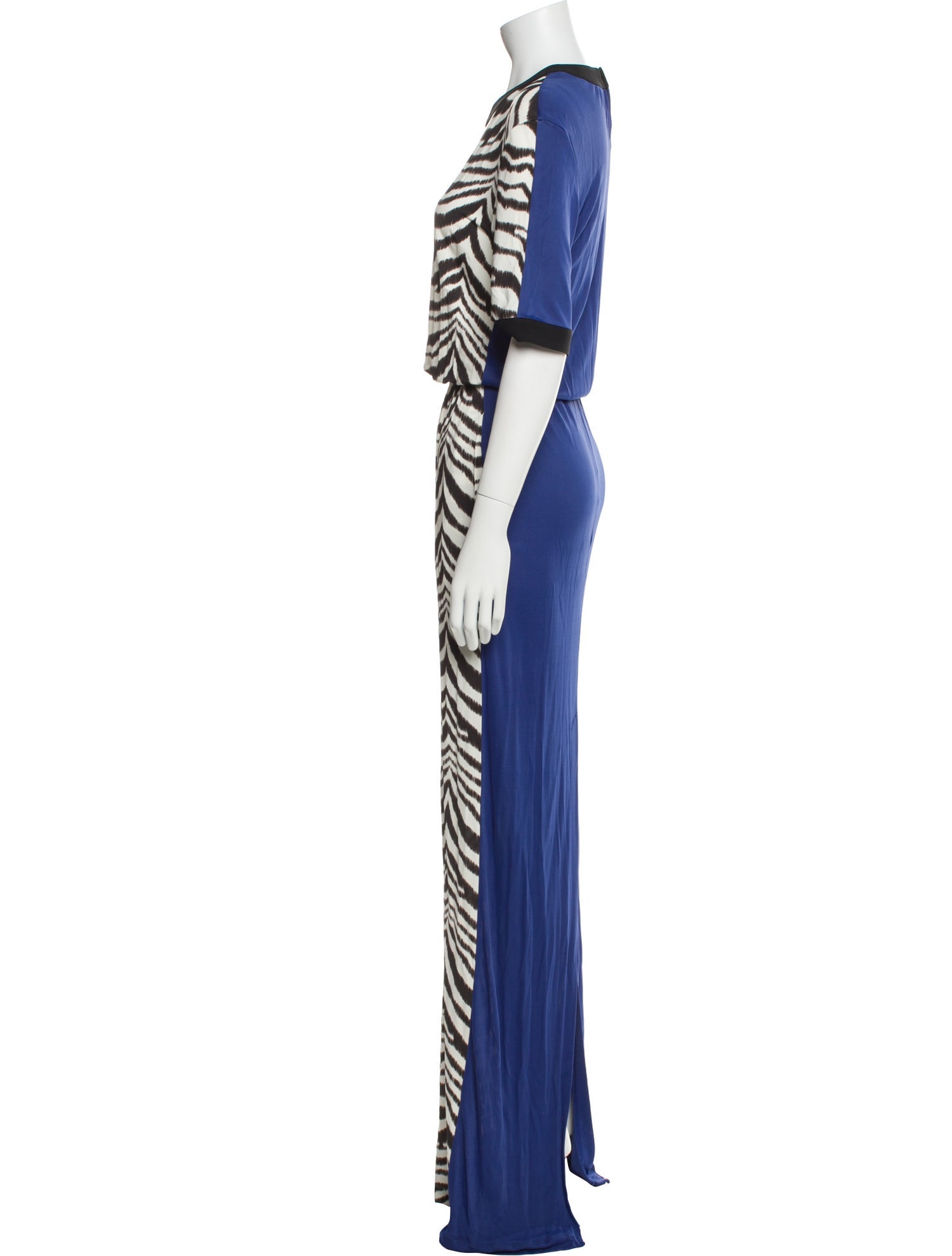 Emanuel Ungaro Animal Print Long Dress
