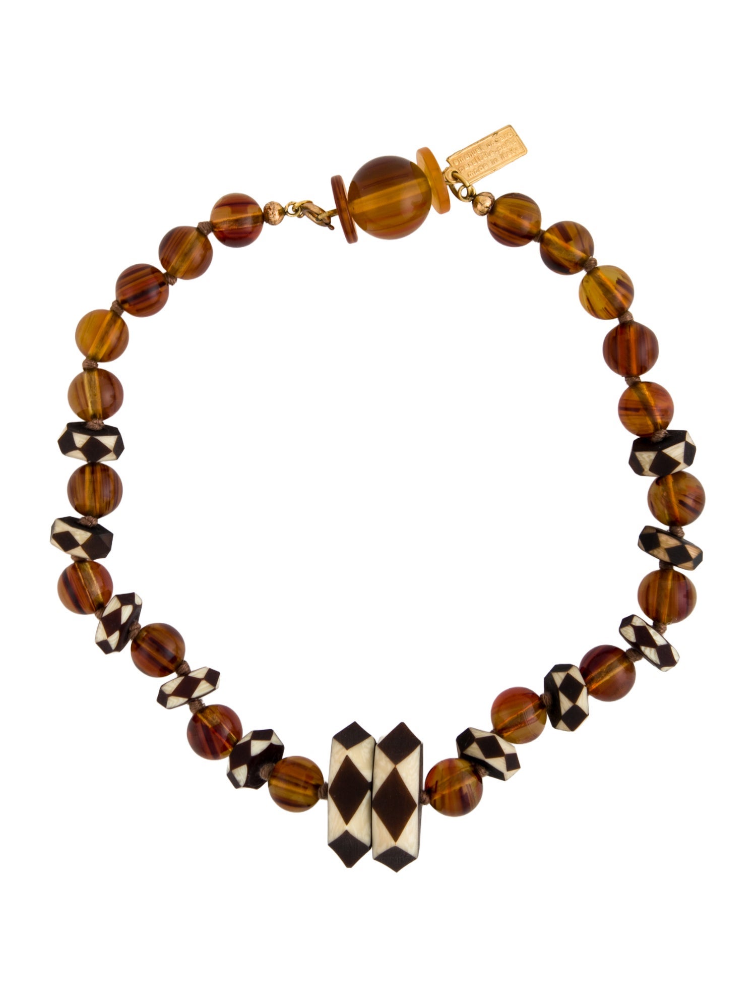 Emanuel Ungaro Beaded Collar Necklace