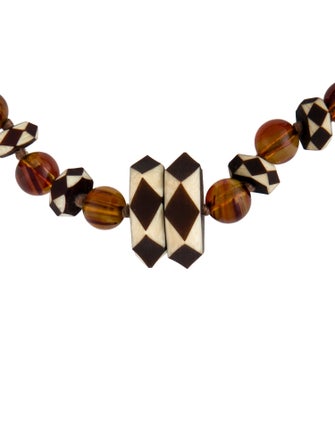 Emanuel Ungaro Beaded Collar Necklace