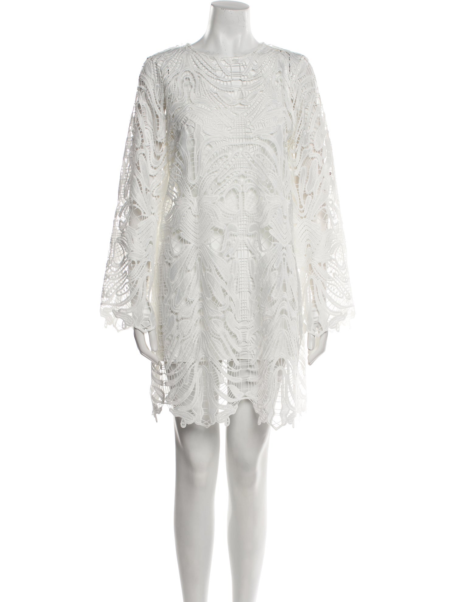 Emanuel Ungaro Lace Pattern Mini Dress