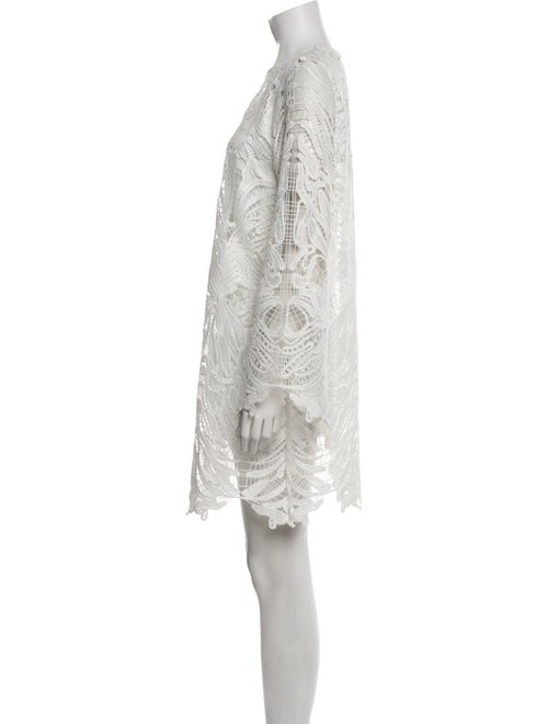 Emanuel Ungaro Lace Pattern Mini Dress