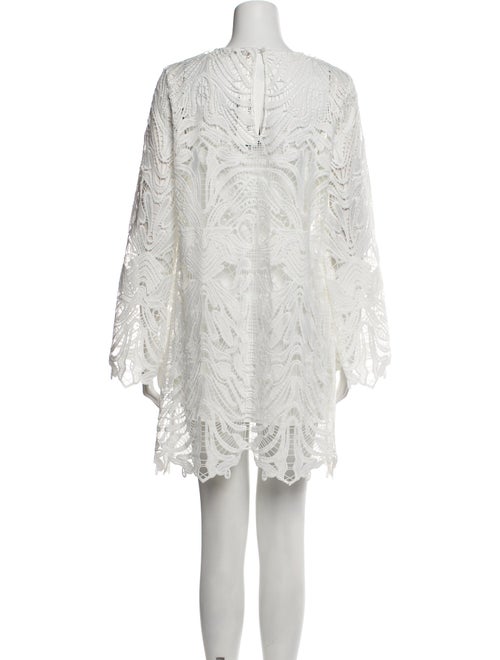Emanuel Ungaro Lace Pattern Mini Dress