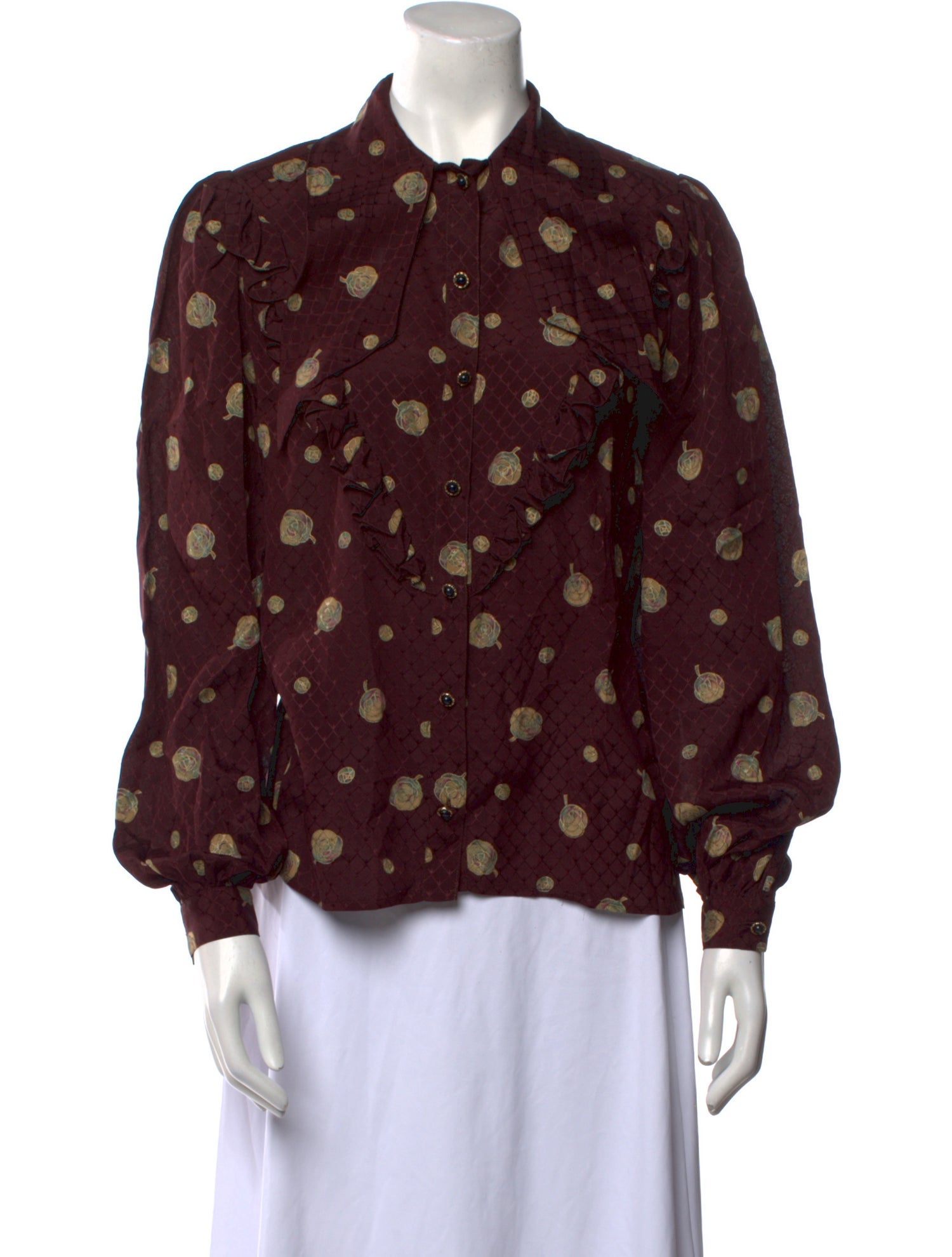 Emanuel Ungaro Vintage 1980's Button-Up Top