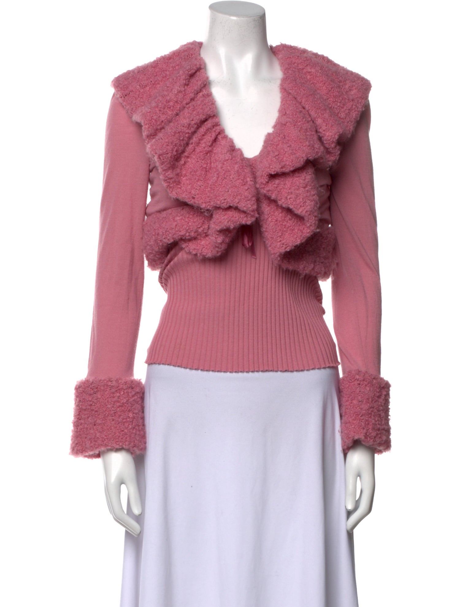 Emanuel Ungaro Virgin Wool V-Neck Sweater