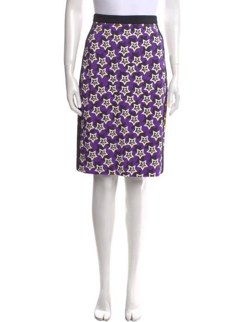 Emanuel Ungaro Printed Knee-Length Skirt