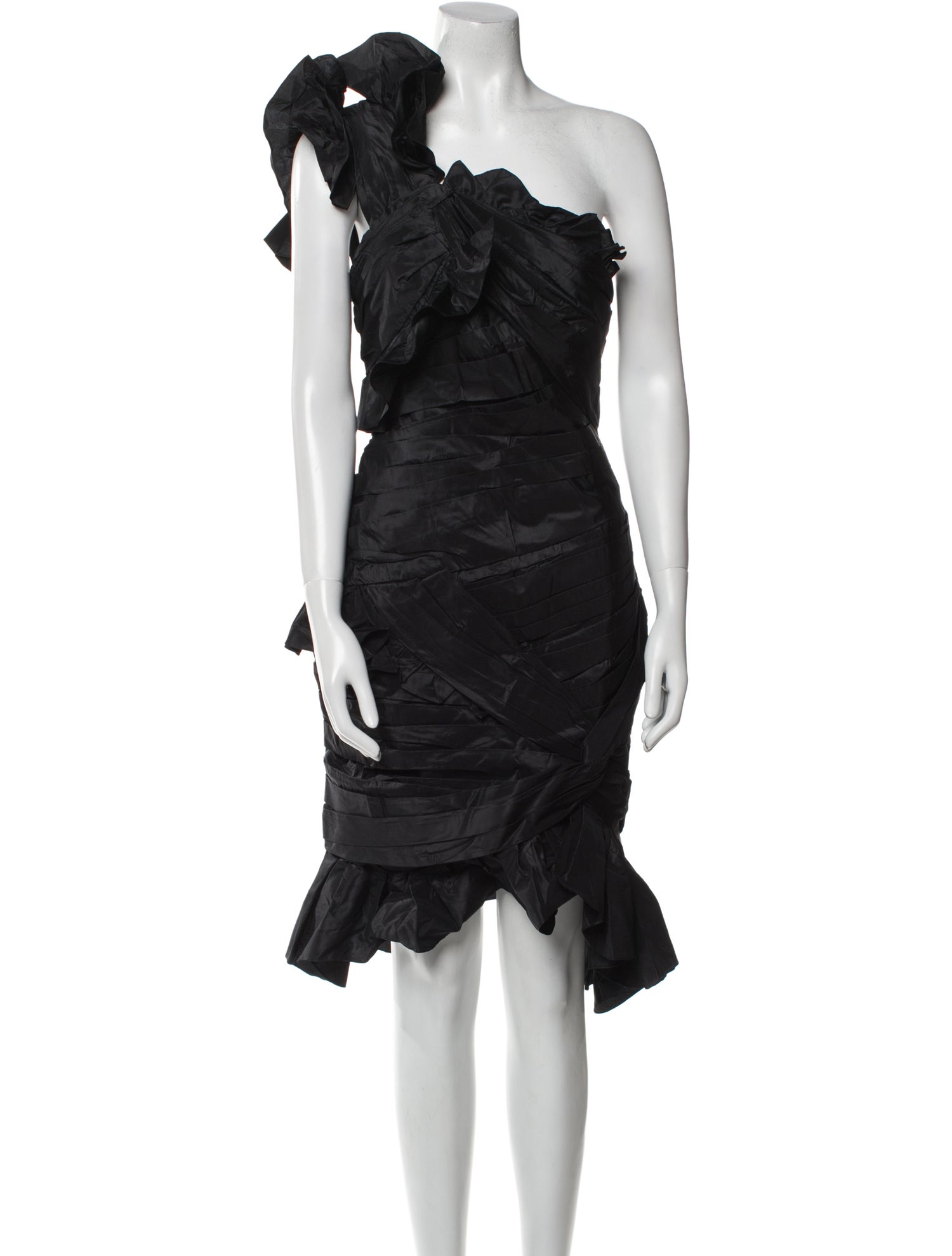 Emanuel Ungaro Silk Knee-Length Dress