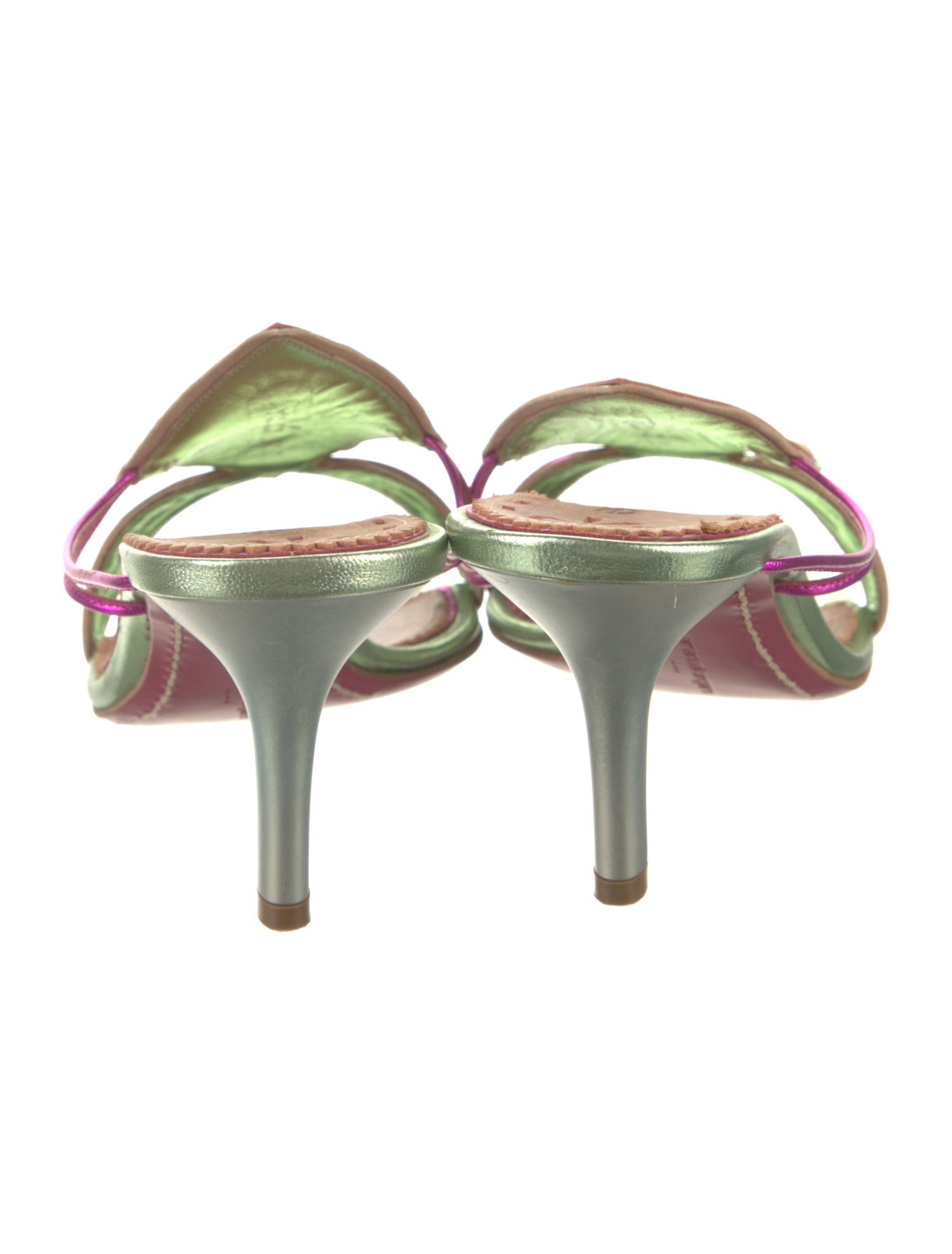 Emanuel Ungaro Leather Slides