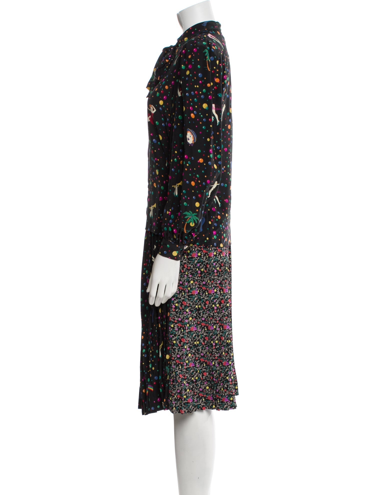 Emanuel Ungaro Vintage 1980's Skirt Set