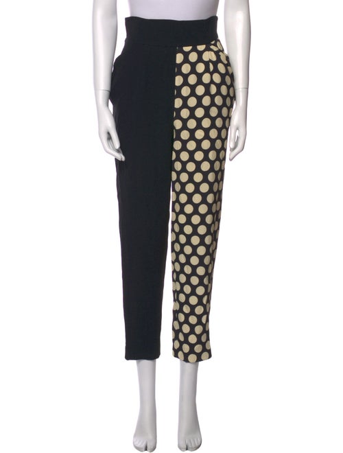 Emanuel Ungaro Polka Dot Print Straight Leg Pants