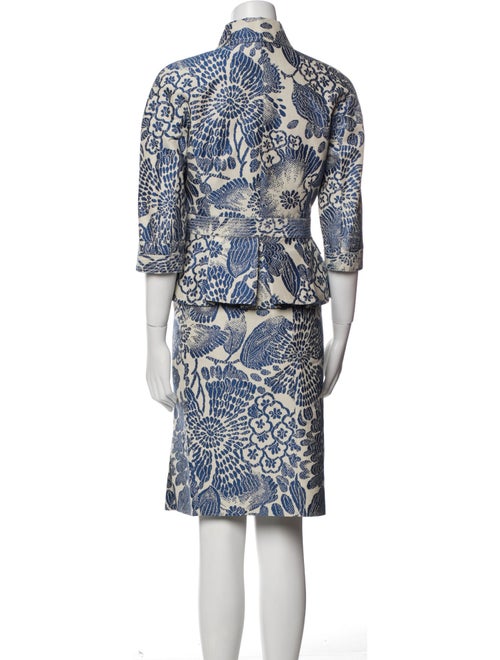 Emanuel Ungaro Printed Skirt Suit