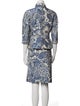 Emanuel Ungaro Printed Skirt Suit
