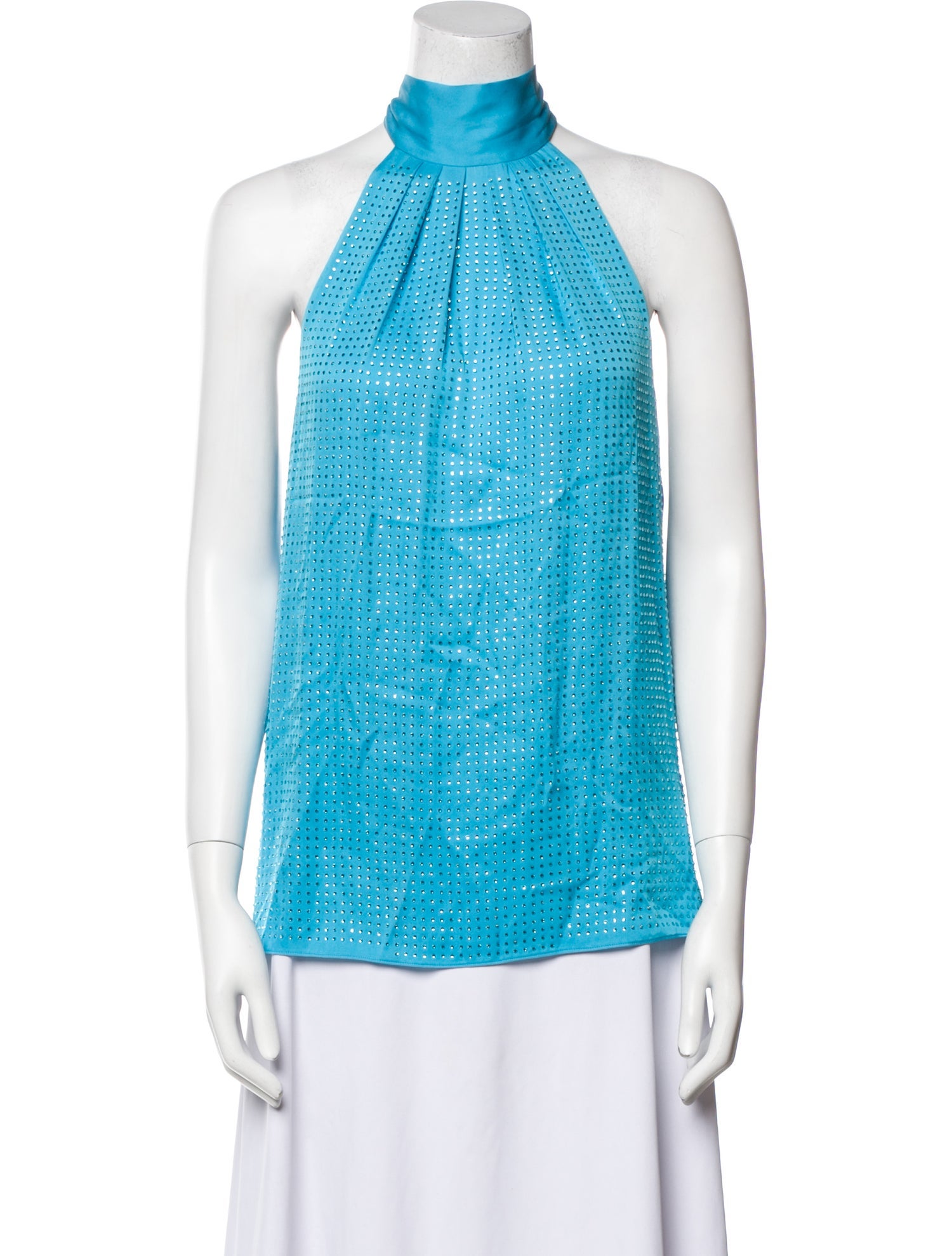 Emanuel Ungaro Halterneck Sleeveless Blouse