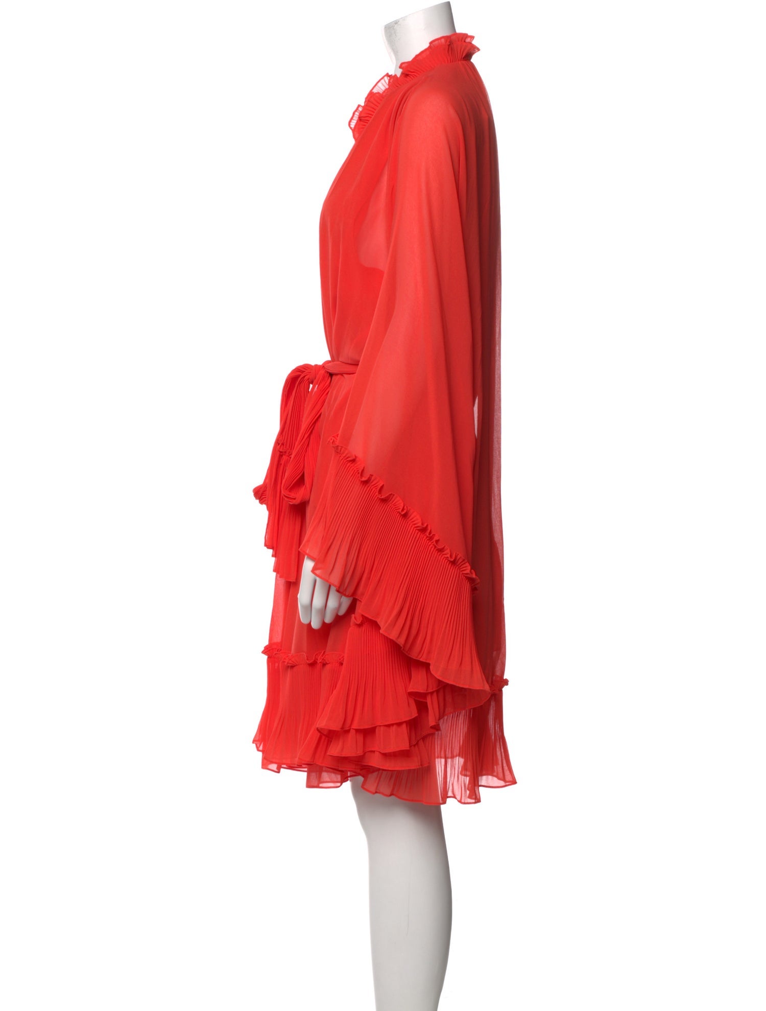 Emanuel Ungaro V-Neck Knee-Length Dress