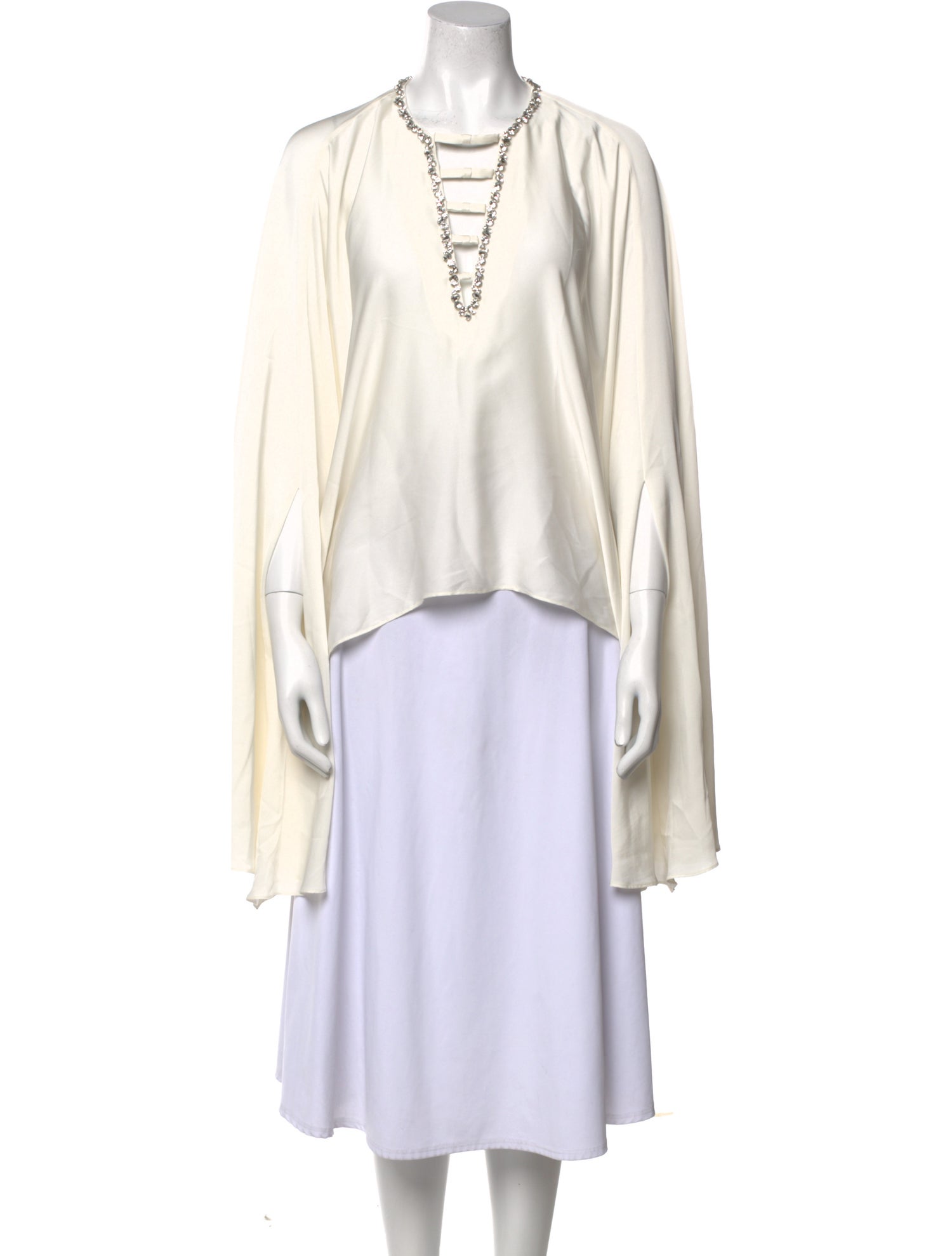 Emanuel Ungaro Silk V-Neck Tunic