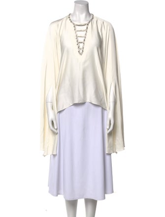 Emanuel Ungaro Silk V-Neck Tunic