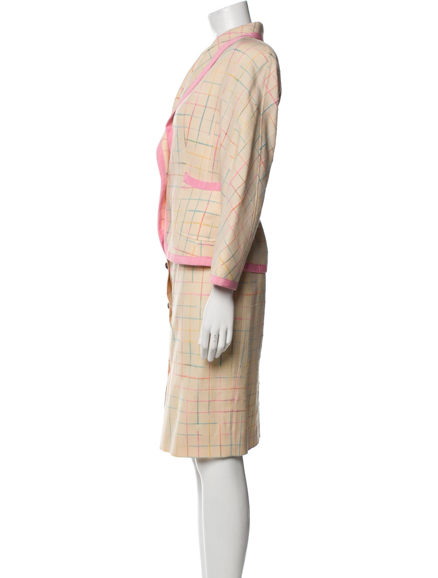 Emanuel Ungaro Vintage 1980's Skirt Suit