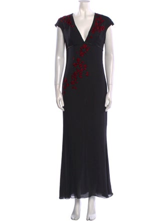 Emanuel Ungaro Silk Long Dress