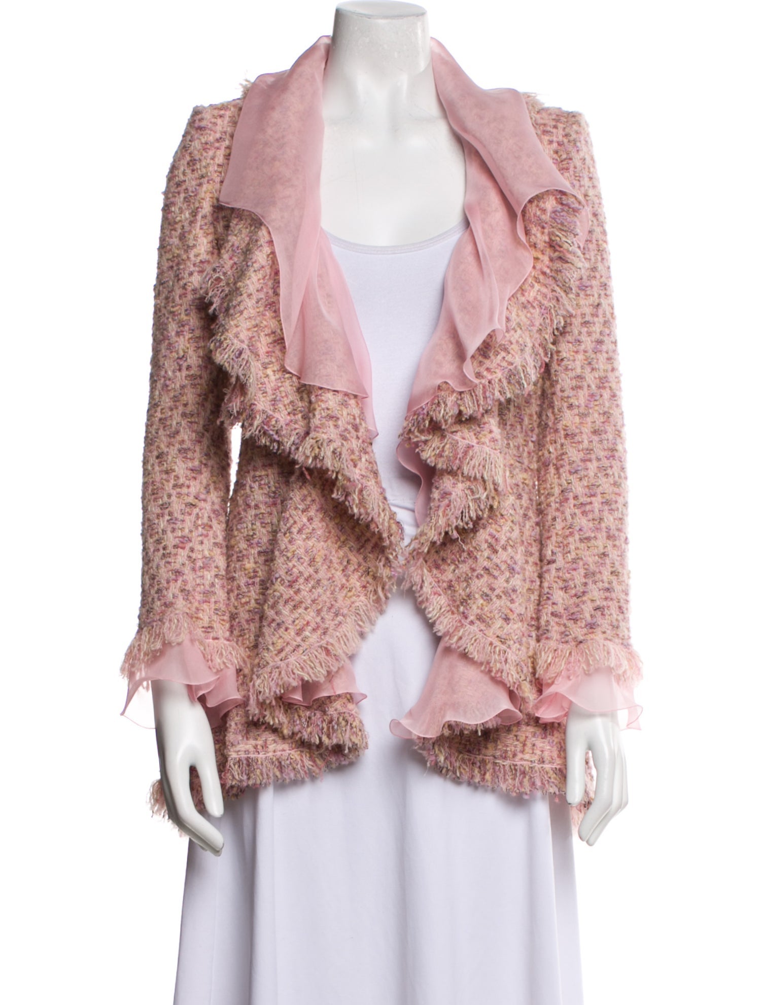 Emanuel Ungaro Virgin Wool Tweed Pattern Jacket