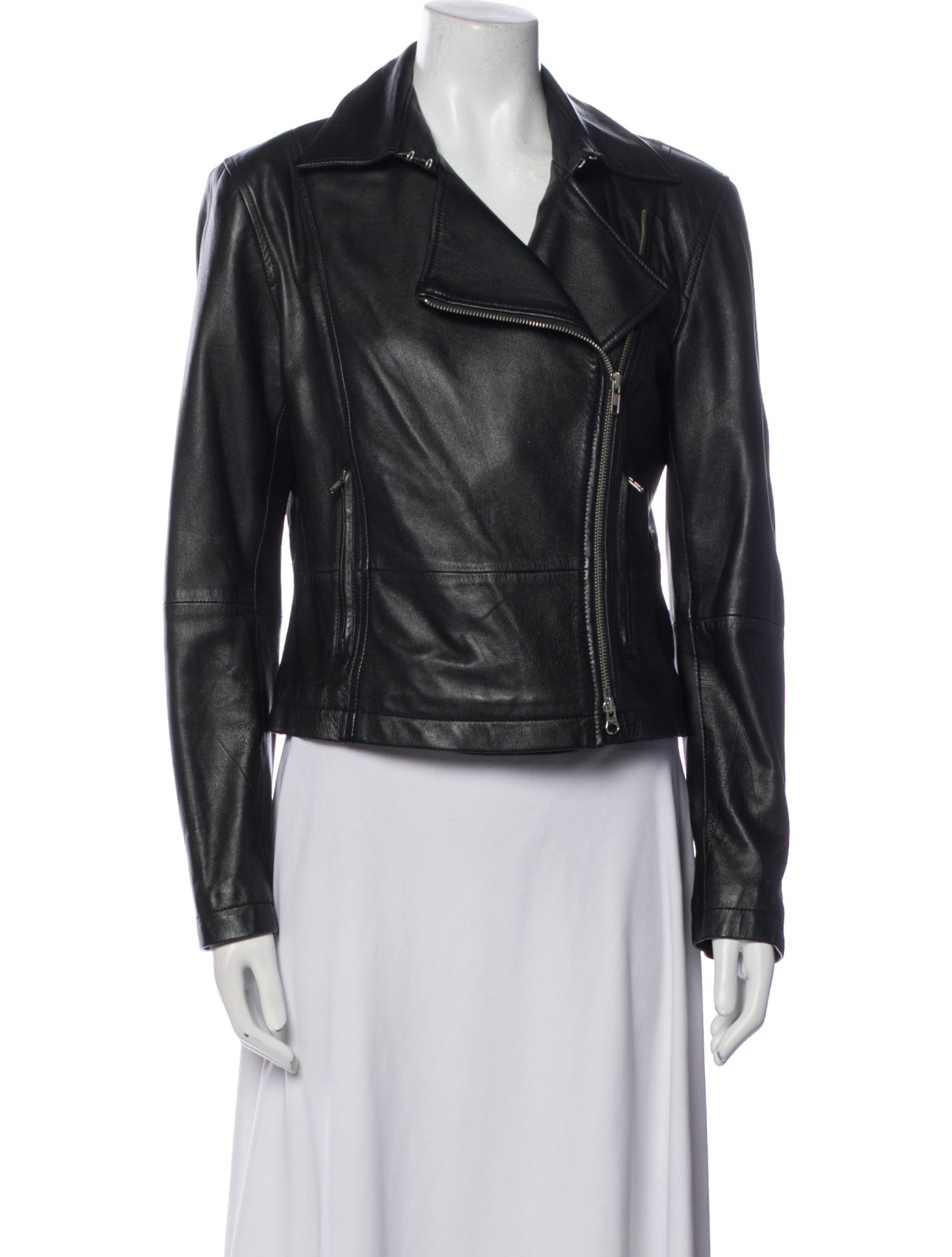 Emanuel Ungaro Leather Biker Jacket