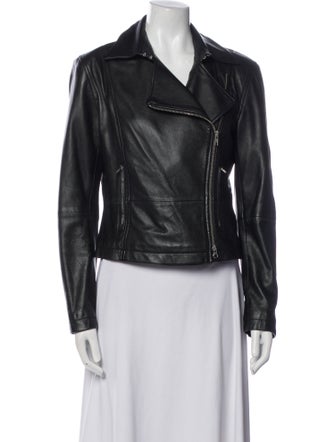 Emanuel Ungaro Leather Biker Jacket