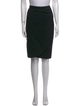 Emanuel Ungaro Cutout Accent Knee-Length Skirt