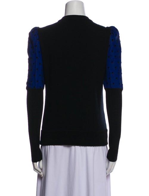 Emanuel Ungaro Virgin Wool Polka Dot Print Sweater