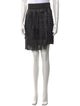 Emanuel Ungaro Mesh Accents Mini Skirt