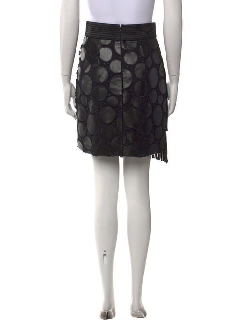 Emanuel Ungaro Mesh Accents Mini Skirt