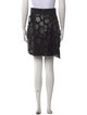 Emanuel Ungaro Mesh Accents Mini Skirt
