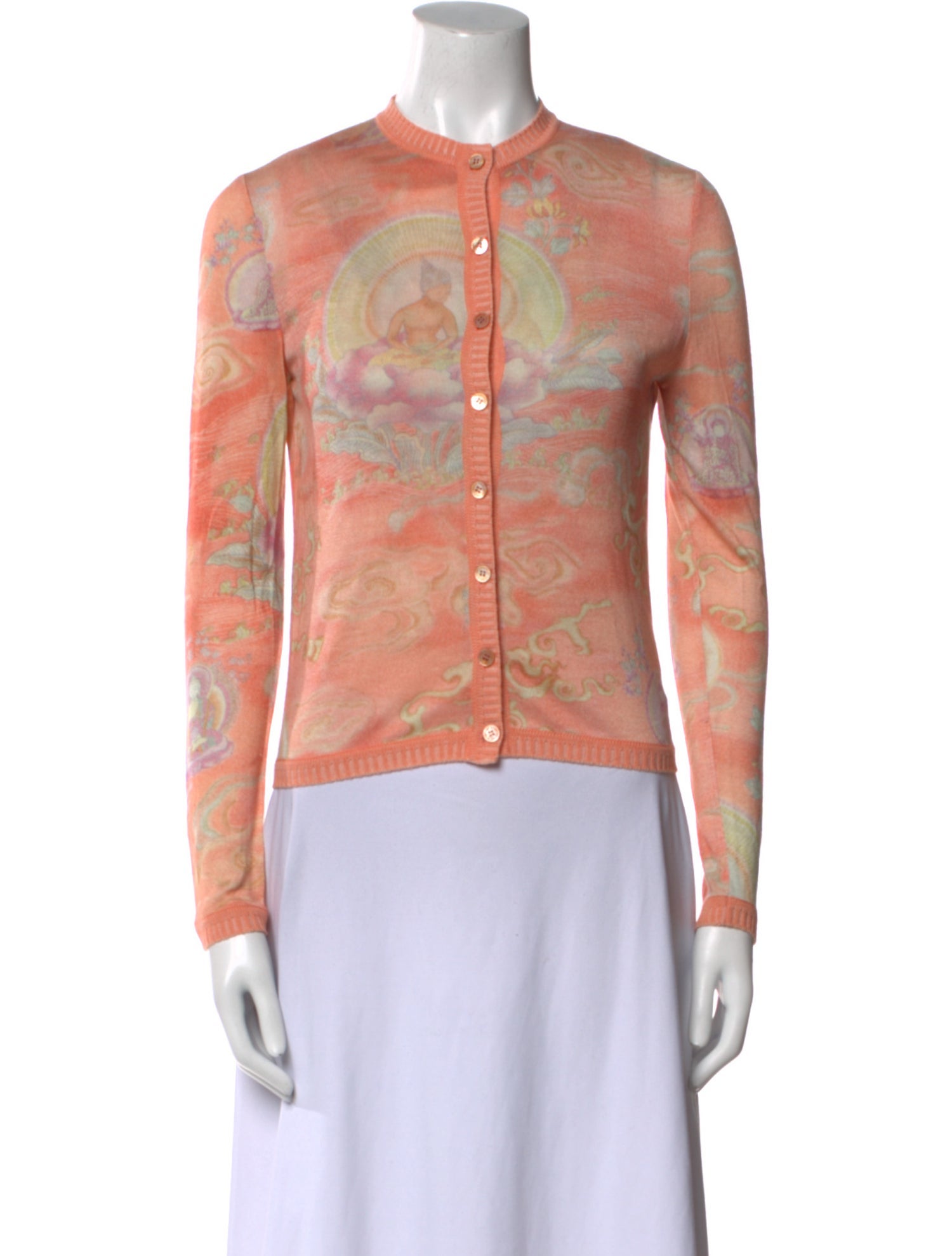 Emanuel Ungaro Cashmere Printed Sweater