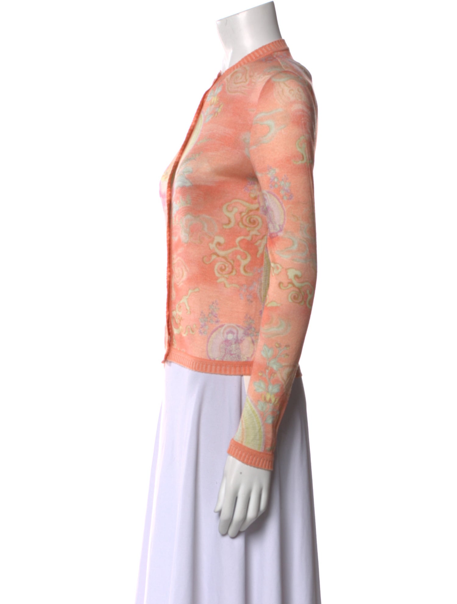 Emanuel Ungaro Cashmere Printed Sweater