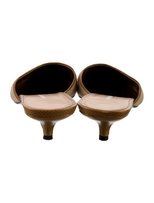 Emanuel Ungaro Canvas Printed Mules