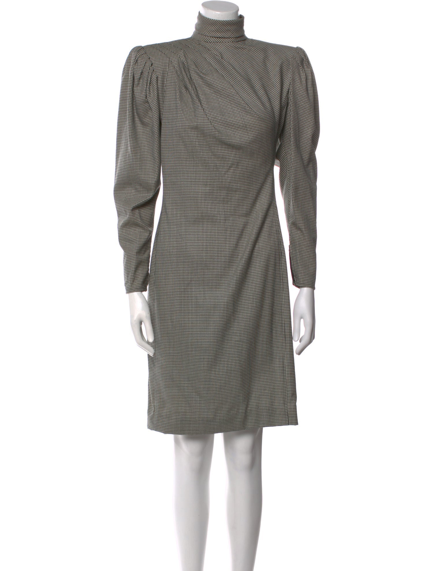 Emanuel Ungaro Houndstooth Print Knee-Length Dress