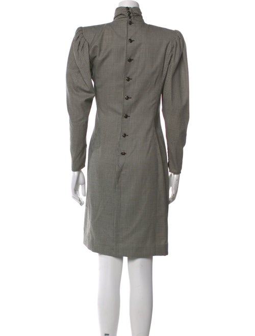 Emanuel Ungaro Houndstooth Print Knee-Length Dress