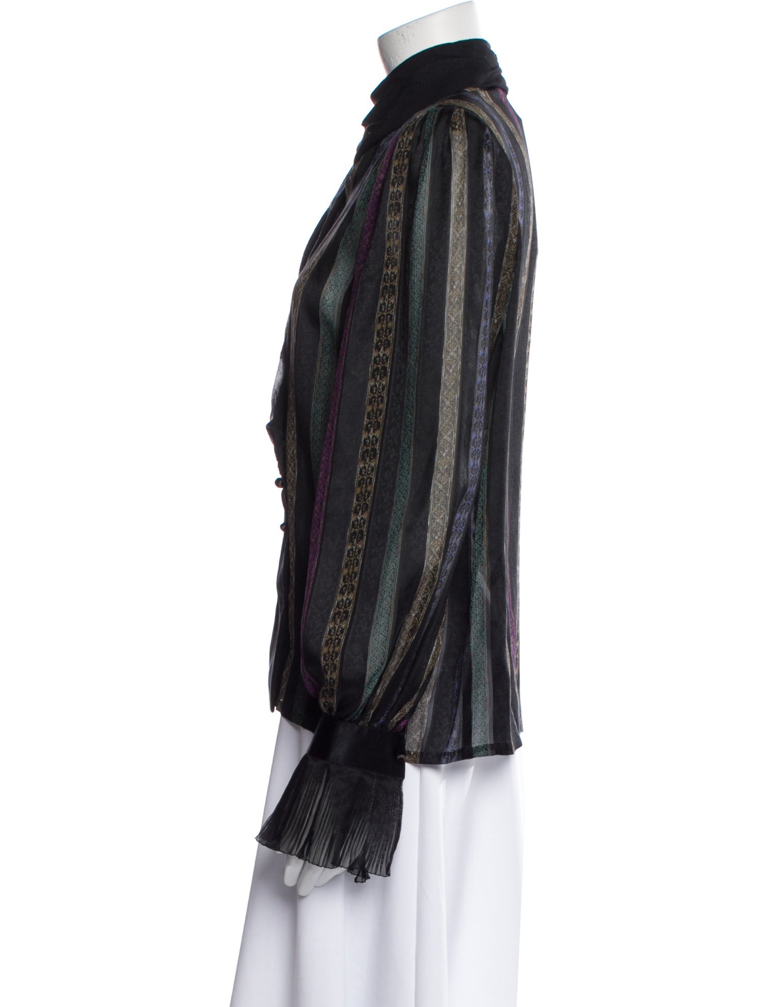 Emanuel Ungaro Vintage Haute Couture 1980's Blouse