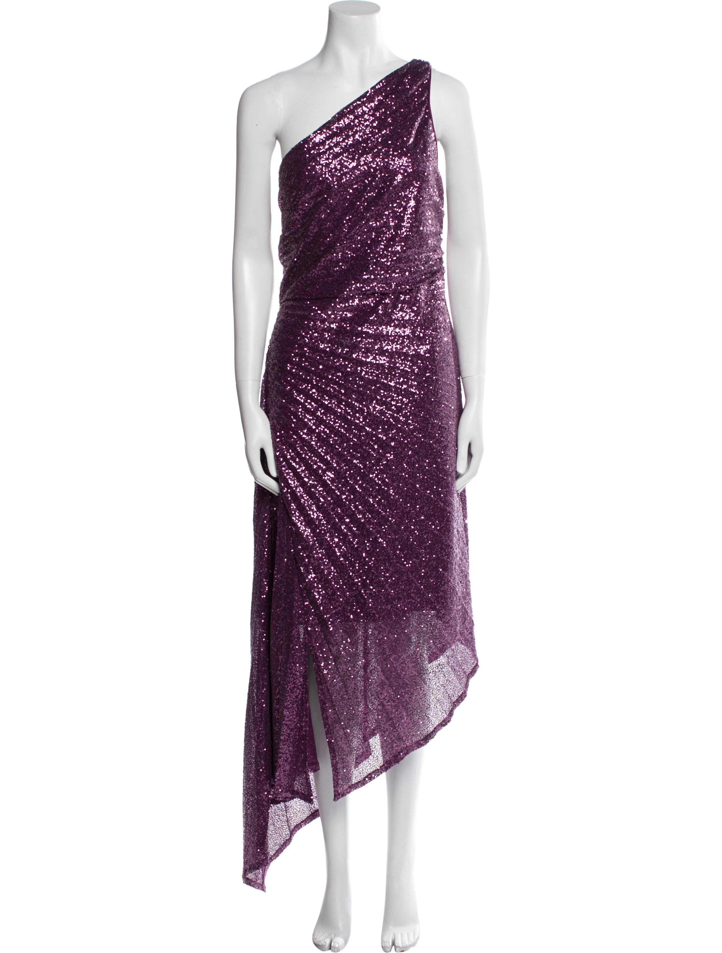 Emanuel Ungaro One-Shoulder Long Dress