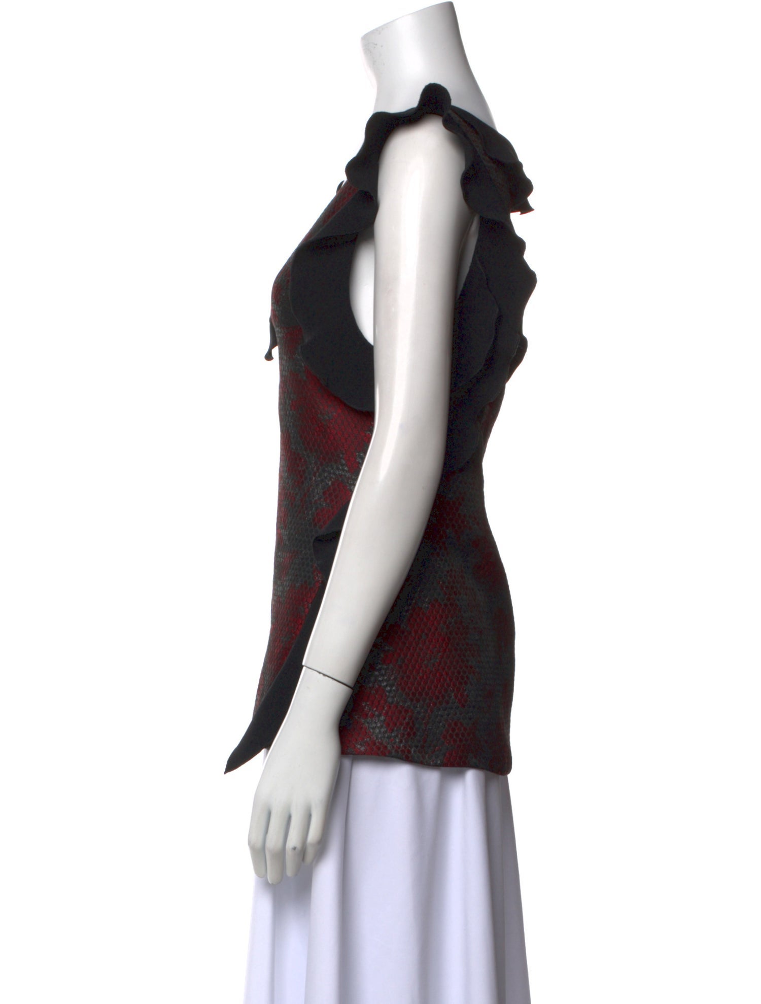 Emanuel Ungaro Floral Print V-Neck Top