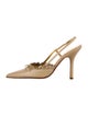 Emanuel Ungaro Satin Slingback Pumps