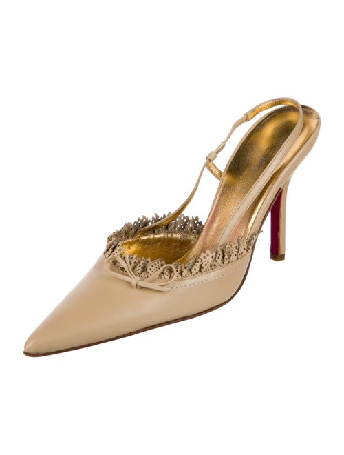 Emanuel Ungaro Satin Slingback Pumps