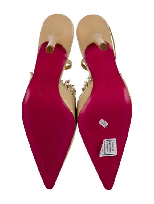 Emanuel Ungaro Satin Slingback Pumps