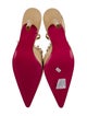 Emanuel Ungaro Satin Slingback Pumps