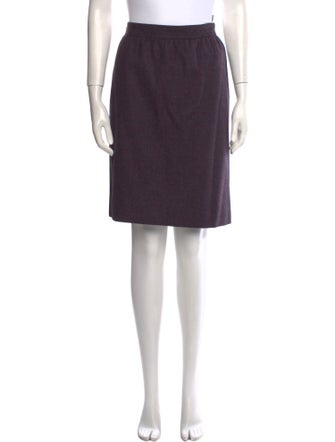 Emanuel Ungaro Wool Knee-Length Skirt