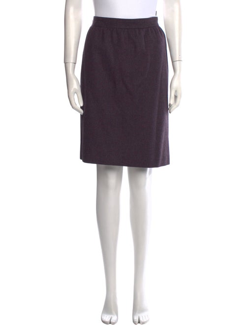 Emanuel Ungaro Wool Knee-Length Skirt