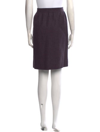 Emanuel Ungaro Wool Knee-Length Skirt